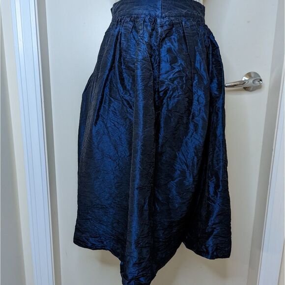 Party Skirts by Skot electric blue silk taffeta - Picture 3 of 9